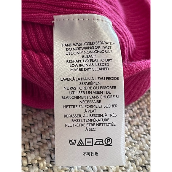 Anthropologie Maeve Parker Ribbed Turtleneck Pink NWT SZ 1X - Picture 9 of 15